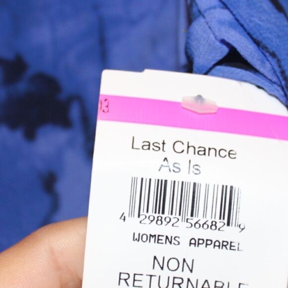 NEW Halogen blue  Long Sleeve Blouse Women Small - Picture 8 of 12